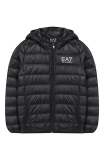 Пуховая куртка с капюшоном Ea 7