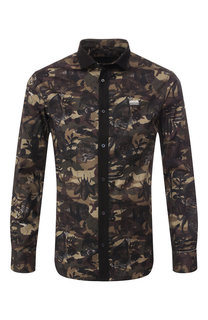 Хлопковая рубашка Philipp Plein