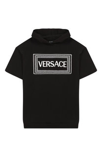 Хлопковое мини-платье Young Versace