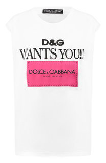 Хлопковая футболка Dolce & Gabbana