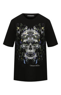 Хлопковая футболка Alexander McQueen