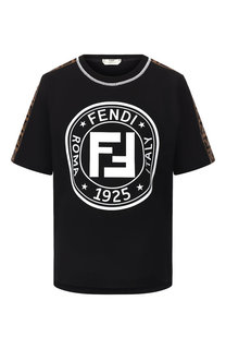 Хлопковая футболка Fendi