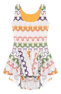 Слитный купальник с баской Missoni