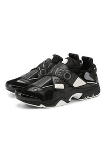 Кожаные кроссовки Sonic Velcro Kenzo