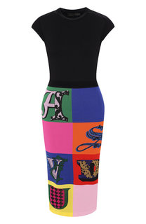 Платье из вискозы Versace
