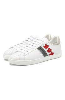 Кожаные кеды Dsquared2
