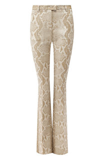 Брюки с принтом Roberto Cavalli