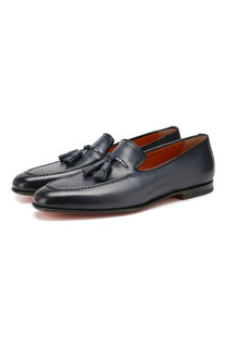 Кожаные лоферы Santoni