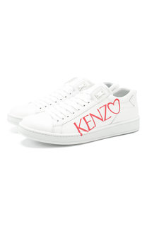 Кожаные кеды Kenzo
