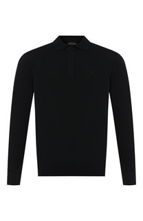 Хлопковое поло Emporio Armani