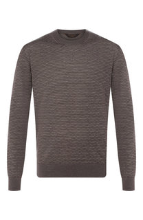 Джемпер из смеси кашемира и шелка Zegna Couture