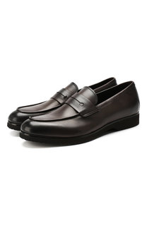 Кожаные пенни-лоферы Ermenegildo Zegna