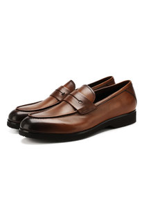 Кожаные пенни-лоферы Ermenegildo Zegna
