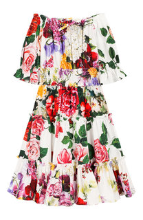 Хлопковое платье Dolce & Gabbana