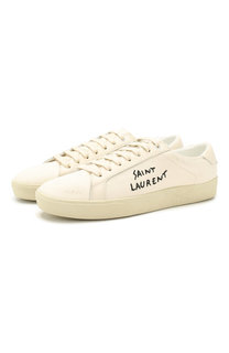 Текстильные кеды Court Classic Saint Laurent