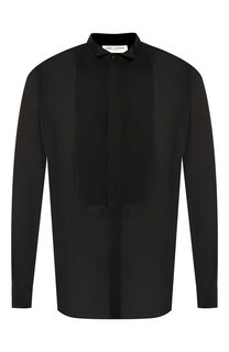 Сорочка из вискозы с воротником бабочка Saint Laurent