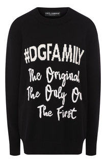 Пуловер из смеси кашемира и шерсти Dolce & Gabbana