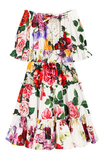 Хлопковое платье Dolce & Gabbana