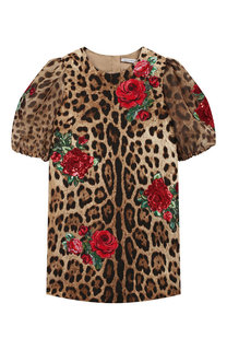 Хлопковое мини-платье Dolce & Gabbana