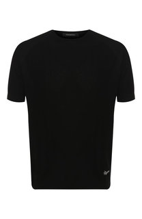 Футболка из смеси хлопка и шелка Ermenegildo Zegna