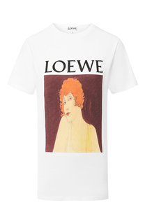Хлопковая футболка Loewe