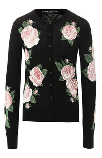 Кардиган из смеси шерсти и шелка Dolce & Gabbana