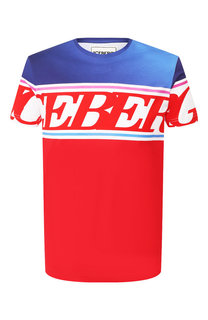 Хлопковая футболка Iceberg