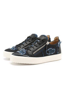 Текстильные кеды Giuseppe Zanotti Design