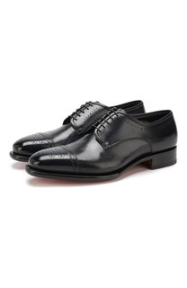 Кожаные дерби Santoni