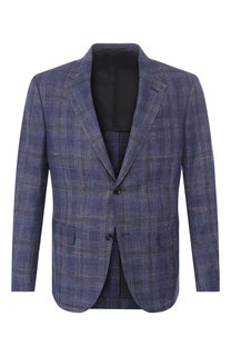 Пиджак из смеси шерсти и шелка Ermenegildo Zegna