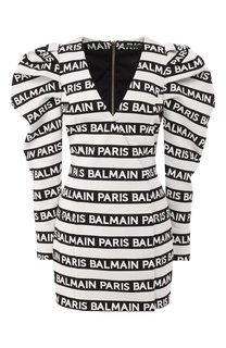Хлопковое платье Balmain