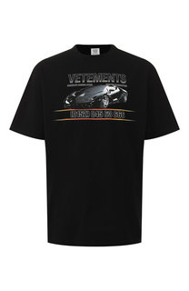 Хлопковая футболка Vetements