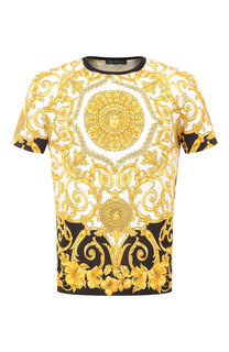 Хлопковая футболка Versace