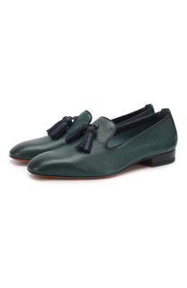 Кожаные лоферы Santoni