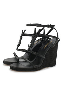Кожаные босоножки Espadrille Saint Laurent