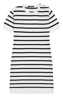Хлопковое платье Balmain
