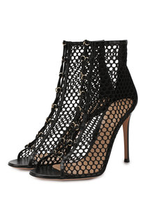 Текстильные ботильоны Helena Gianvito Rossi
