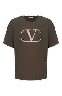 Хлопковая футболка Valentino