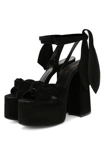 Замшевые босоножки Paige Saint Laurent