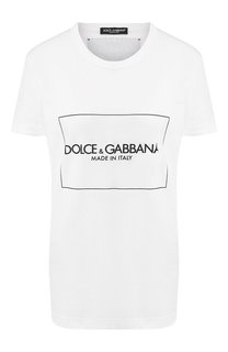 Хлопковая футболка Dolce & Gabbana