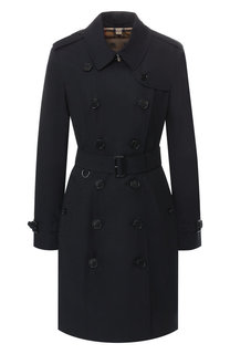 Хлопковое пальто с поясом Burberry