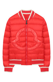 Пуховый бомбер Moncler Enfant