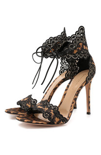 Атласные босоножки Evie Gianvito Rossi