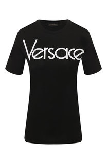 Хлопковая футболка Versace