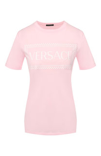 Хлопковая футболка Versace