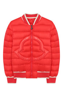 Пуховый бомбер Moncler Enfant