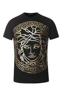 Хлопковая футболка Versace