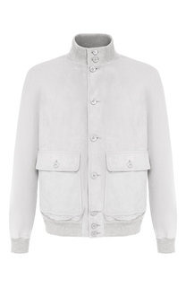 Кожаный бомбер Kiton