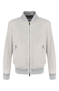 Кожаный бомбер Ermenegildo Zegna