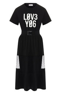 Хлопковое платье REDVALENTINO